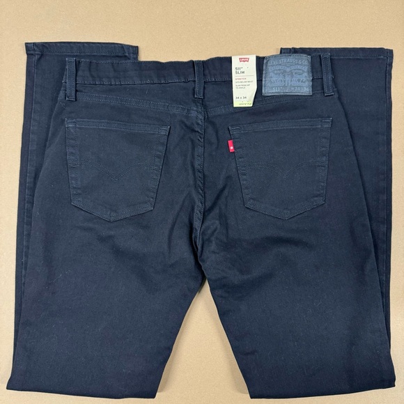 LEVIS 511 SLIM FLEX JEANS BLACK - Picture 10 of 12